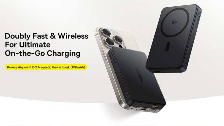 Baseus-Power Bank-Qi2 Charging-PicoGo Ultra Slim-Fast Charging