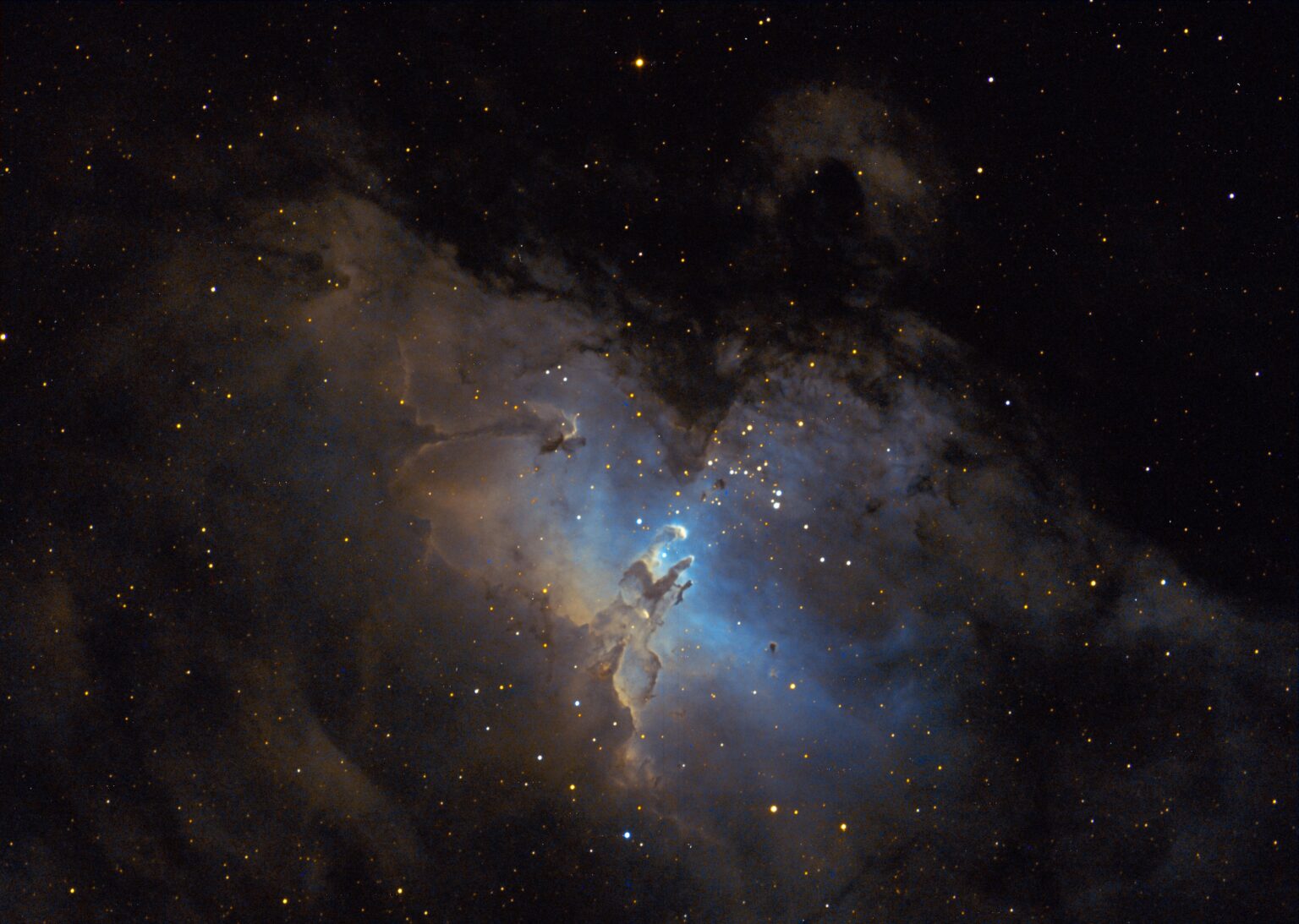 Hubble Space Telescope-Astronomy-Black Holes-Space Images-Eagle Nebula
