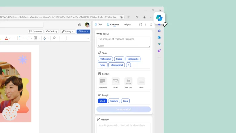 Microsoft-Copilot Vision-Edge browser-AI-conversational assistant