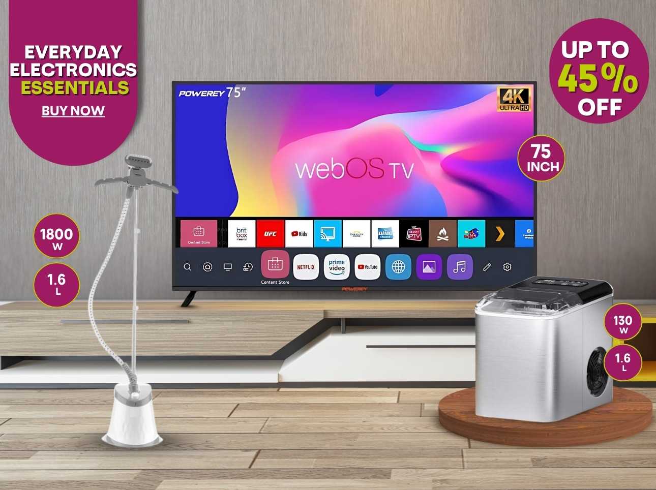 Skyworth A4F-Mini LED-144Hz refresh rate-4K TV-intelligent technology-color calibration-150W sound system
