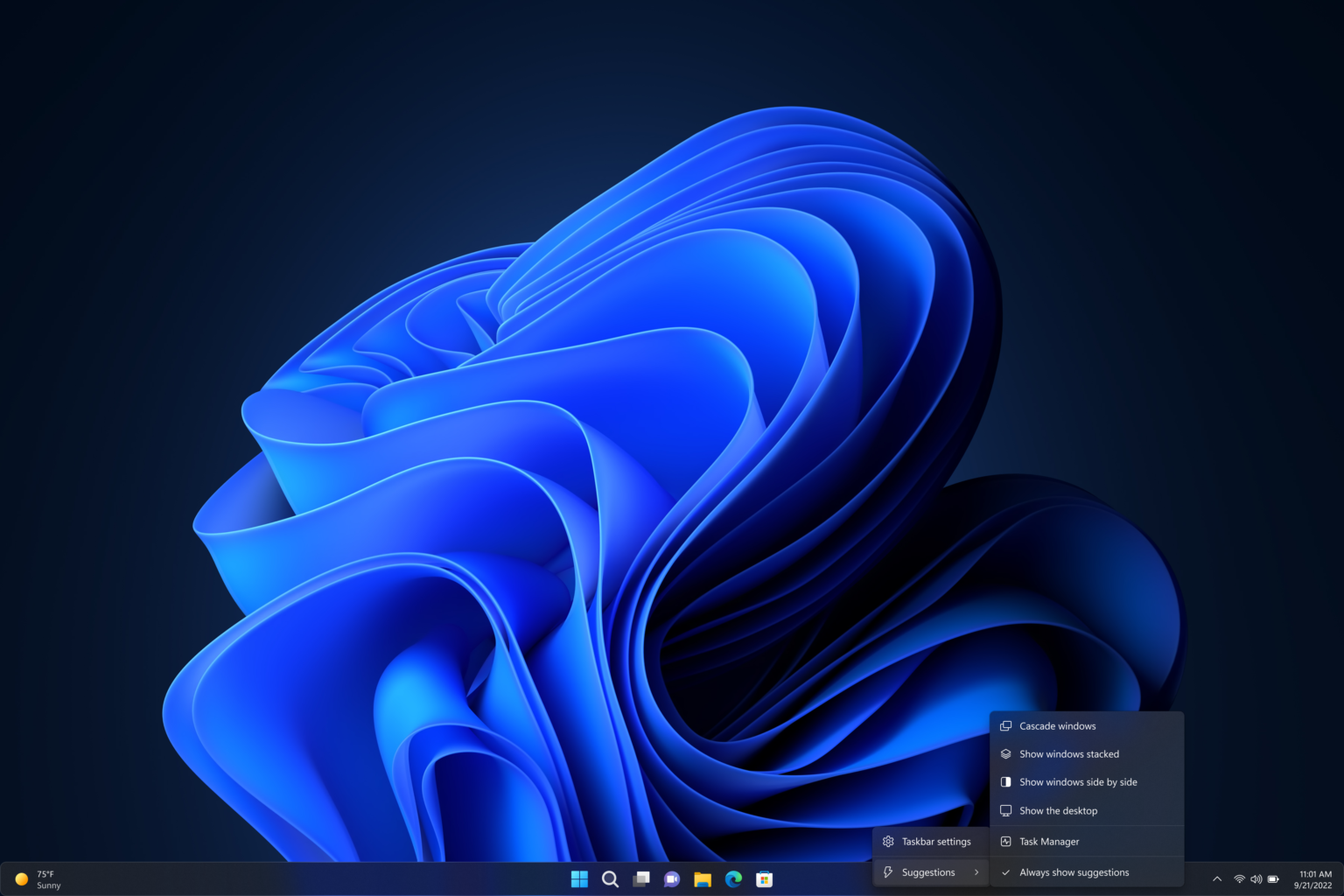 Windows 11-Dynamic Taskbar-Start Menu-Microsoft-Windows Features