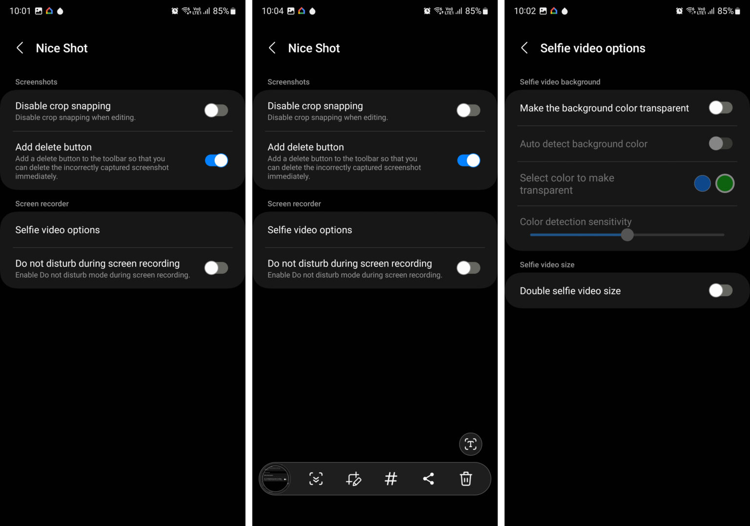 delete screenshot-Samsung phone-Good Lock-gallery optimization-Samsung tools