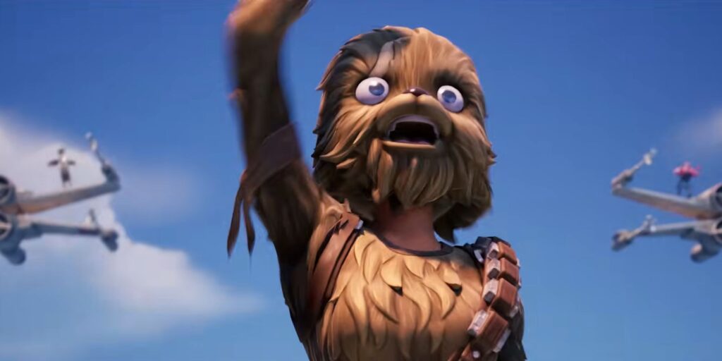 fortnite-star wars-galactic battle-jar jar binks-x-wings-tie fighters-battle pass
