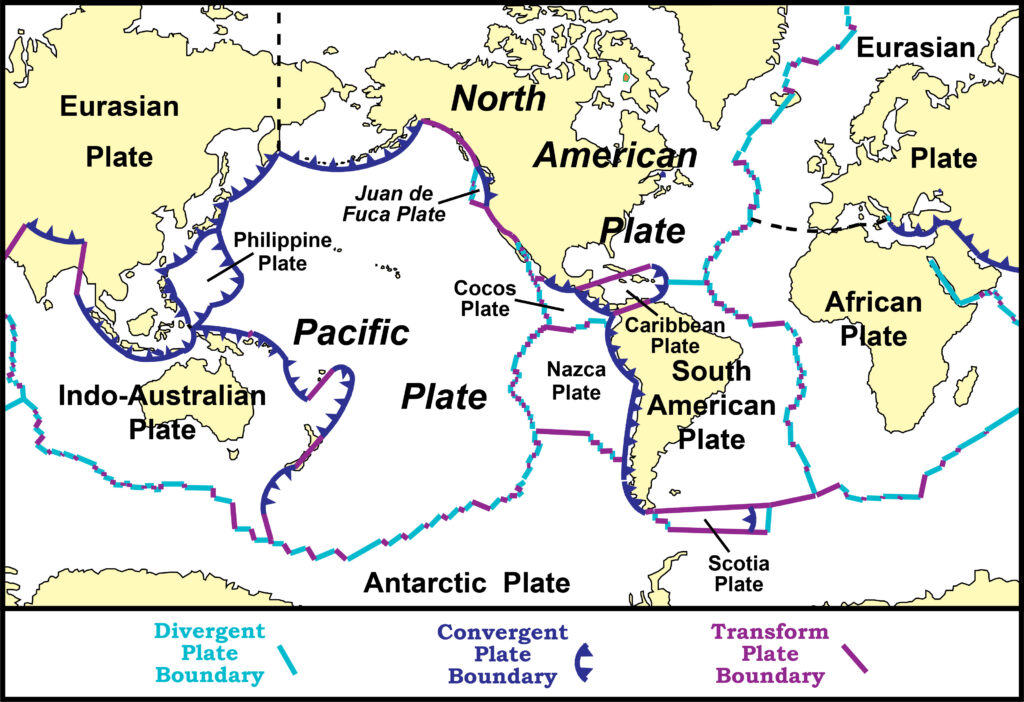 tectonic plates-Australia-Austrasia-GPS systems-plate movement