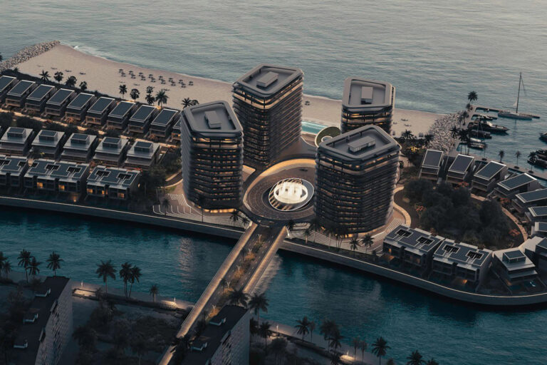Brabus island-luxury real estate-Abu Dhabi-minimalist design-automotive brands