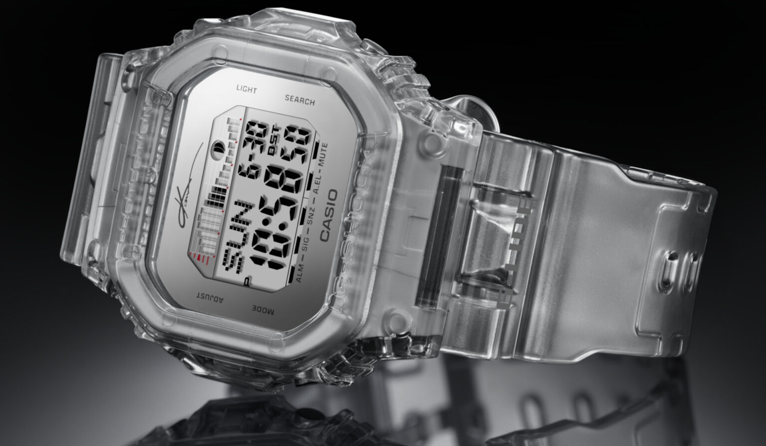 Casio-G-Shock-G-Lide-Smartwatch-Sports Watch-Transparent Design