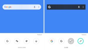 Google-search bar-Android-new design-customization features