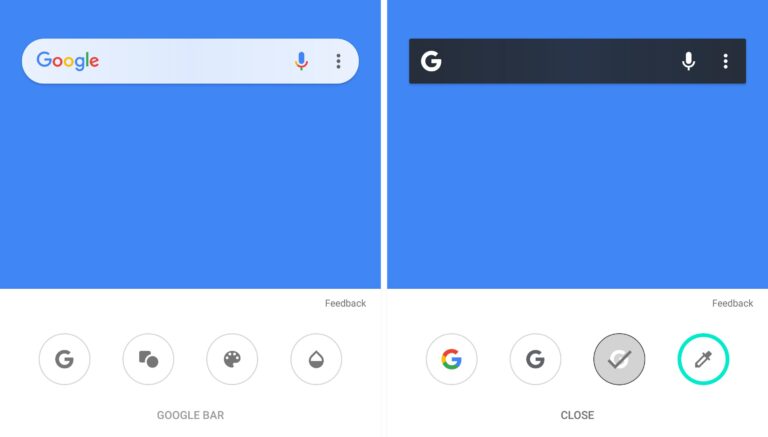 Google-search bar-Android-new design-customization features