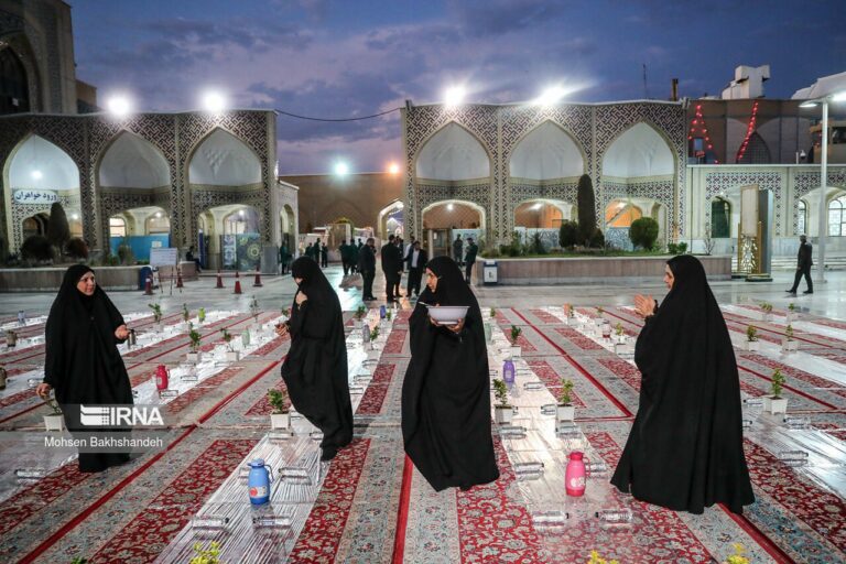 Imam Reza meal-Nasim Rezvan-pilgrimage food-Mashhad holy shrine-Iranian pilgrims