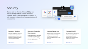 Microsoft-Password Management-Authenticator-Microsoft Edge-Data Security