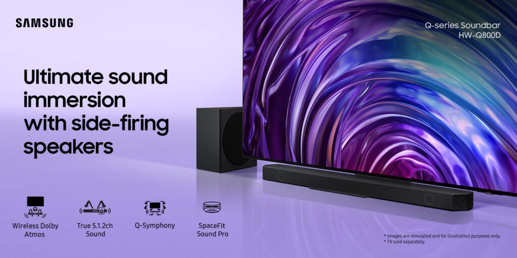 Samsung TV-Samsung Soundbar-Vision AI-Q-Symphony-Tizen