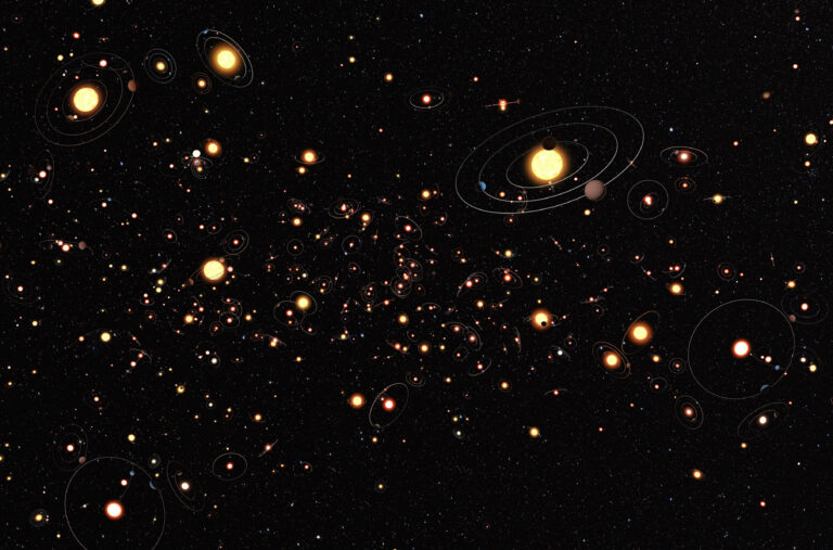 gravitational microlensing-exoplanets-super-Earths-planet discovery-solar system