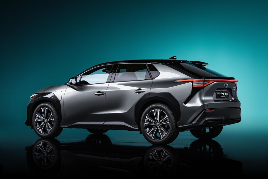toyota-bZ-electric car-tesla standard-fast charging-car design