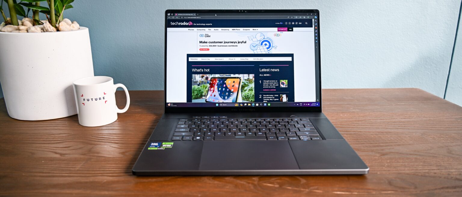 ASUS-ROG Zephyrus M16 Air-gaming laptop-OLED display-Intel processor-NVIDIA graphics-slim design