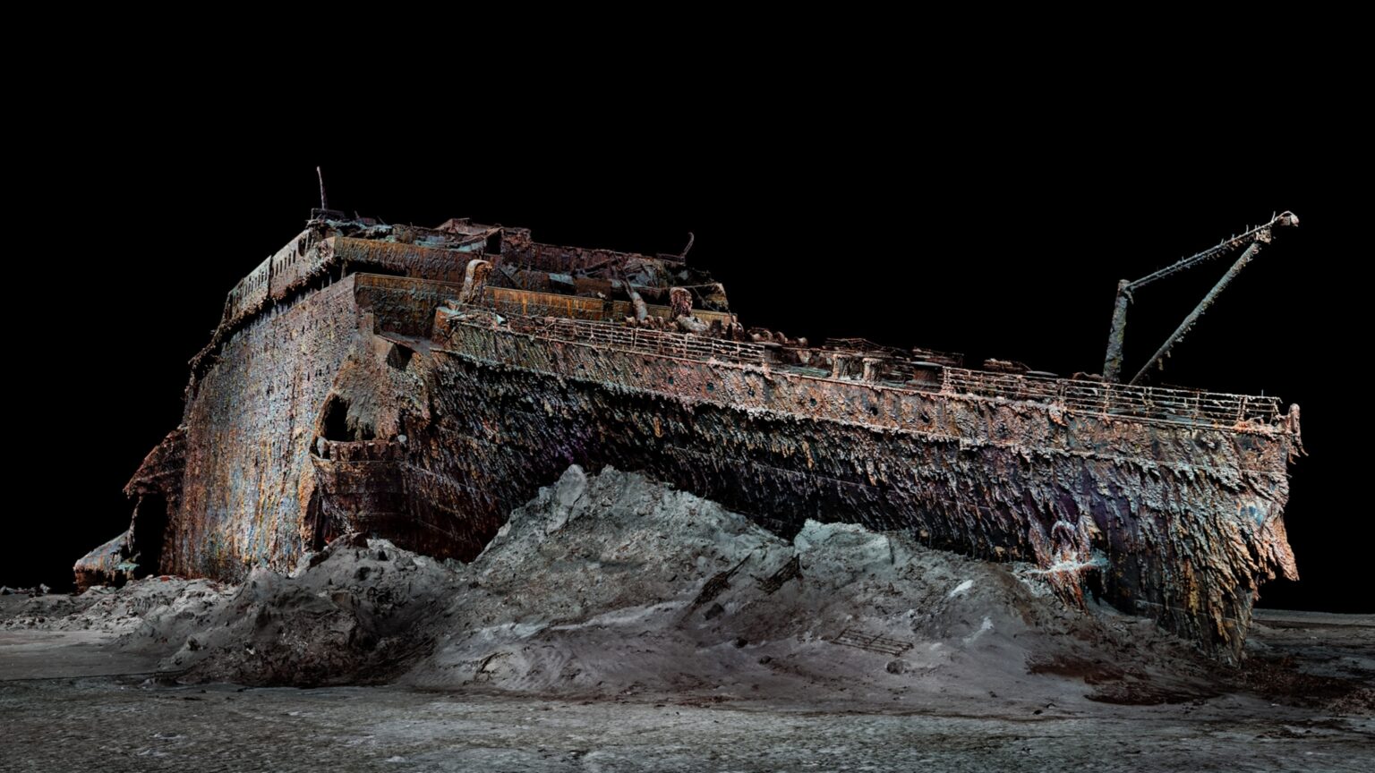 Titanic-wreck-lidar technology-photogrammetry-3D reconstruction-maritime history-advanced technology