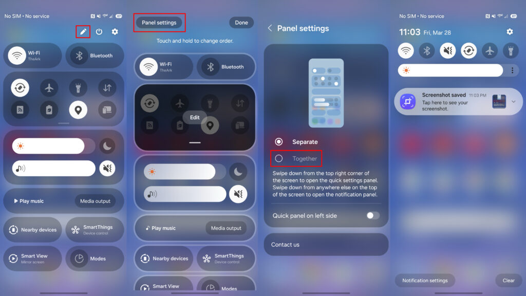 One UI 7-Samsung-Notifications settings-User Experience-Quick Settings