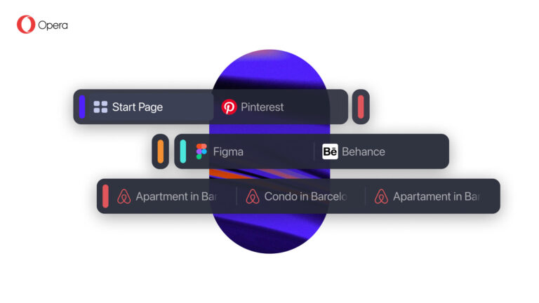Opera Browser-Android Opera-Tab Management-Tab Islands-Search Tabs