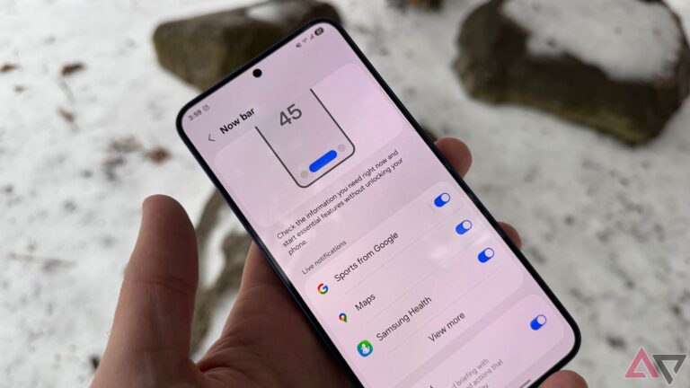 disable Now Bar-Samsung-One UI 7-Always On Display-AOD-manage notifications