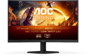 gaming monitor-AOC C27G4H2-200Hz refresh rate-HDR10 technology-budget-friendly