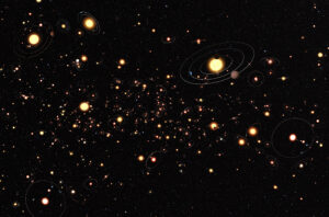 gravitational microlensing-exoplanets-super-Earths-planet discovery-solar system