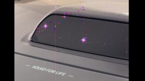 laser-LiDAR sensor-smartphone camera-lens damage-Volvo EX90