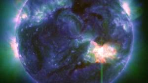 solar flare-sunspot-coronal mass ejection-communication disruption-geomagnetic storm